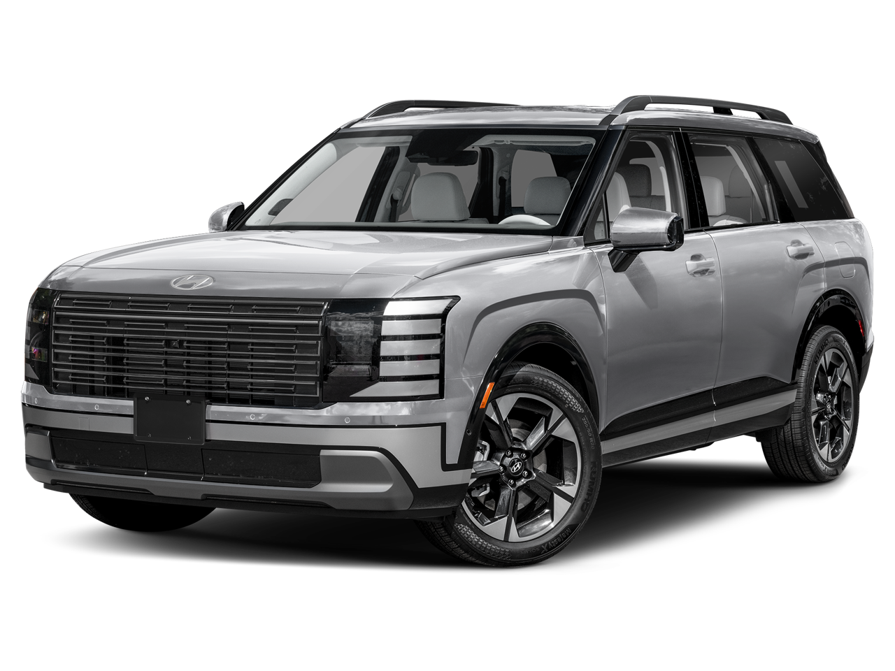 2026 Hyundai PALISADE Limited in Typhoon Silver Metallic — front three-quarter view