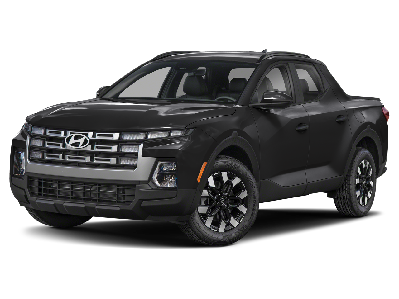 2026 Hyundai SANTA CRUZ SEL in Phantom Black — front three-quarter view