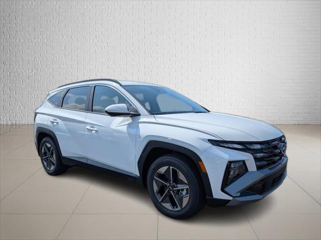 2026 Hyundai TUCSON SEL FWD in Serenity White Pearl — front three-quarter view