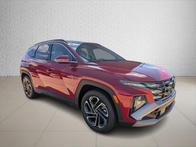 2026 Hyundai TUCSON Limited FWD in Ultimate Red — front three-quarter view