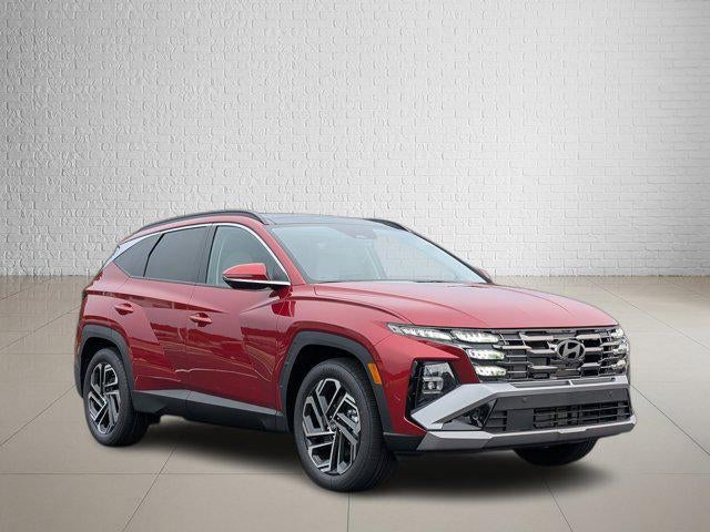 2026 Hyundai TUCSON Limited FWD in Ultimate Red — front three-quarter view