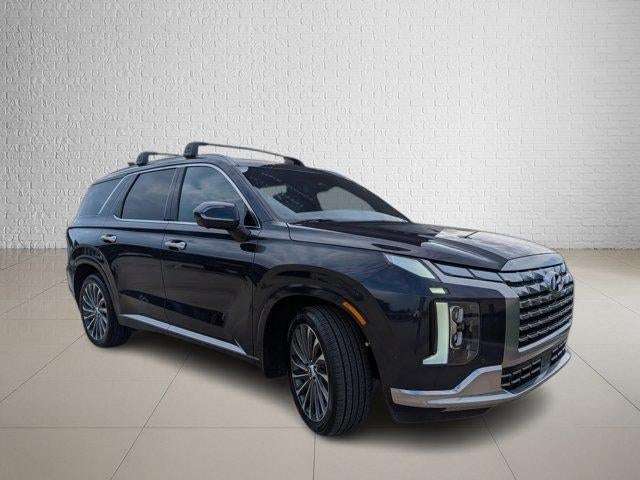 2024 Hyundai PALISADE Calligraphy AWD in Moonlight Cloud — front three-quarter view