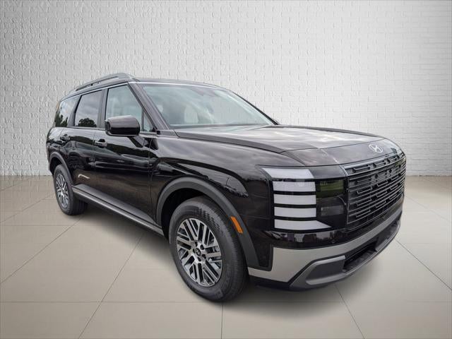 2026 Hyundai PALISADE SEL AWD in Galaxy Maroon Pearl — front three-quarter view